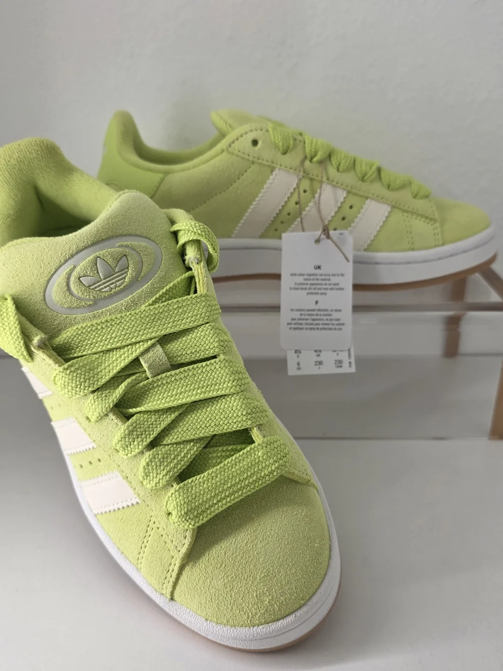 NEW Adidas Originals Campus 00s Lime Green Skate Shoe Women's size 7 - Picture 5 of 14